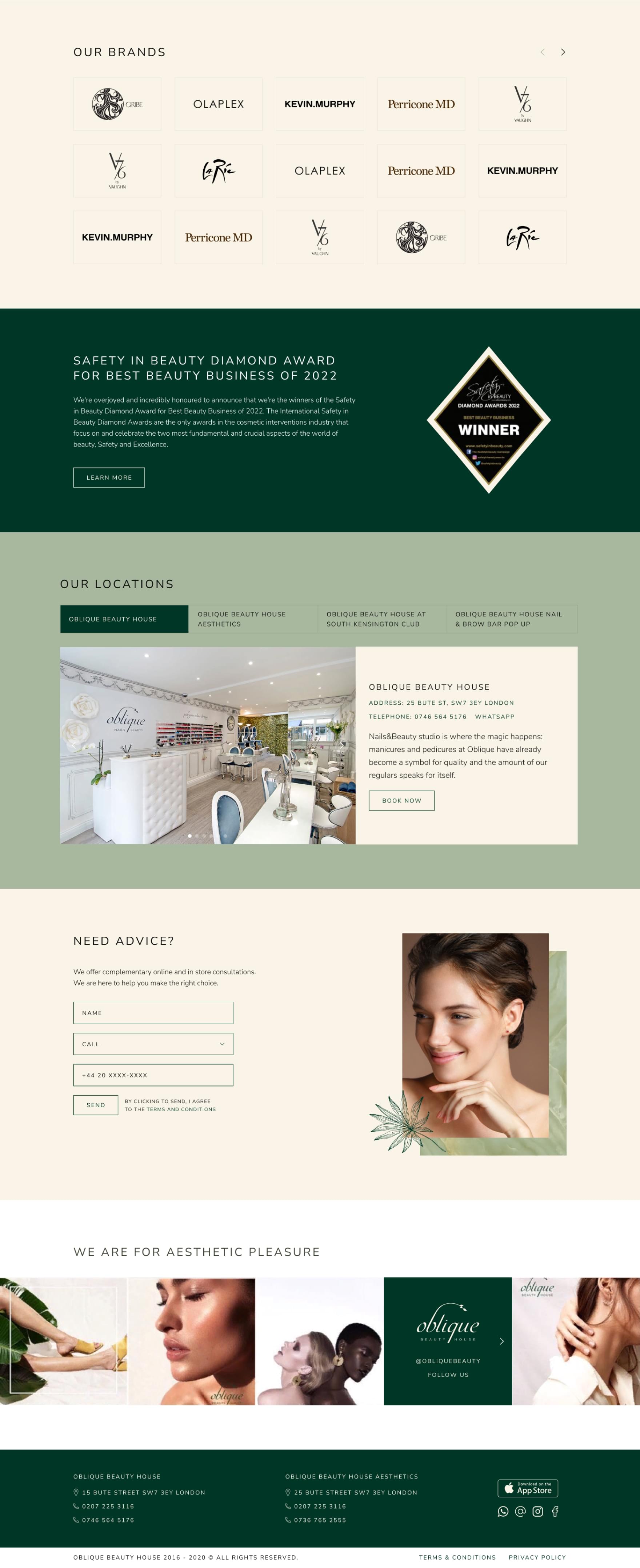 Oblique - beauty salon and aesthetic clinic
