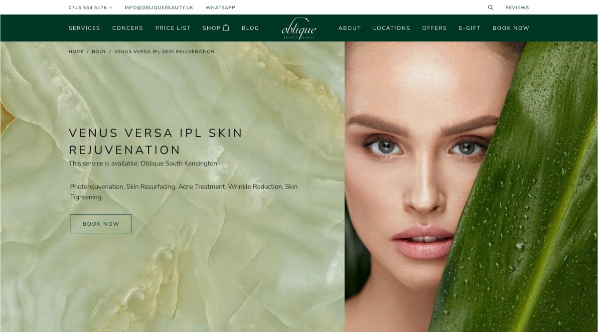 Oblique - beauty salon and aesthetic clinic